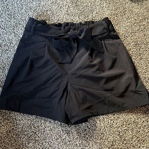 Black Athletic-Feel Shorts